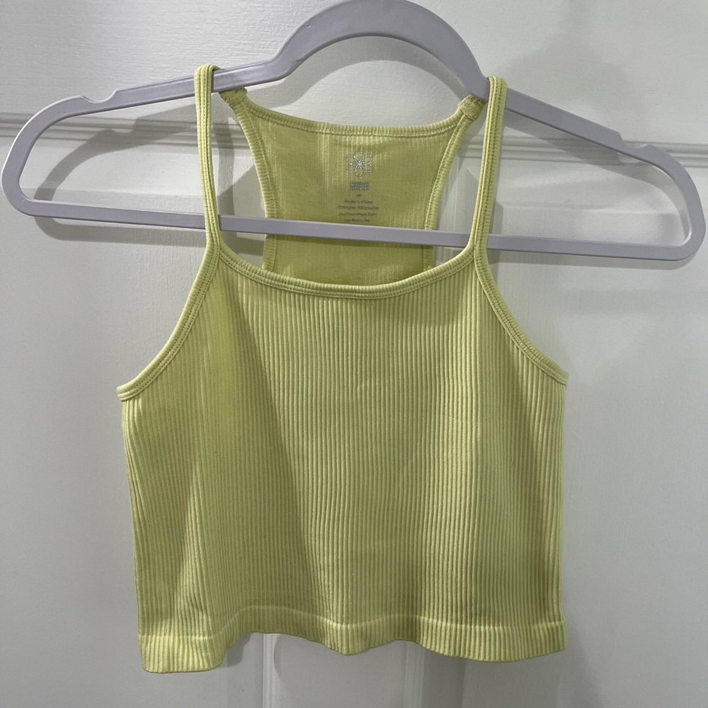 Sunny Yellow Crop Top